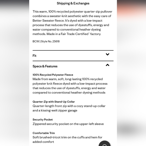 Patagonia Gray 1/4-Zip Fleece Sweater - Picture 3 of 7